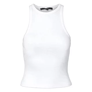 Koszulki i topy damskie - Bestseller A/S VMROMA S/L Rib JRS NOOS Top, Bright White, S, Bright White, S - grafika 1