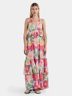 Sukienki - YAS Sukienka letnia Lullah 26029718 Kolorowy Regular Fit - miniaturka - grafika 1