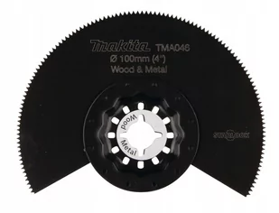 Makita B-64808 łukowy bimetalowy brzeszczot do urządzenia wielofunkcyjnego do cięcia drewna i PCV 100 mm Starlock - Brzeszczoty - miniaturka - grafika 1