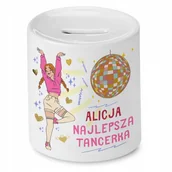 Skarbonki - Skarbonka 330 ml Dla Alicji Córki Dziecka Prezent z Nadrukiem ze Zdjęciem + Opakowanie na prezent (wzór 01) - miniaturka - grafika 1