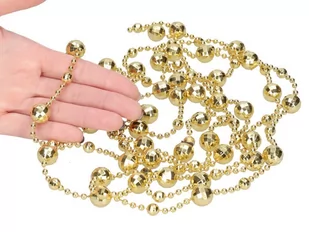 GIRLANDA ŚWIĄTECZNA ŁAŃCUCH NA CHOINKĘ 2,7mPEREŁKI - Oświetlenie świąteczne - miniaturka - grafika 1