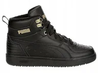 Moda i Uroda OUTLET - Buty Damskie Puma Rebound 388243-01 Czarne 35,5 - miniaturka - grafika 1