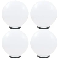 Lampy ogrodowe - vidaXL Lampy ogrodowe LED, 4 szt., kuliste, 40 cm, PMMA - miniaturka - grafika 1