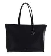 Torebki damskie - Calvin Klein Torba Tote Bag Damska Ck Must Shopper Medium z Zipkiem, Czarny (Ck Black), Czarny (Ck Black), Jeden rozmiar, Czarny - miniaturka - grafika 1