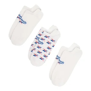 REEBOK CL FO INVISIBLE SOCK GG6680 BIAŁY - Skarpetki damskie - miniaturka - grafika 1