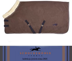 Schockemohle Derka polarowa PREMIUM FAUX FUR jesień-zima 2021 - walnut - Derki dla konia - miniaturka - grafika 1