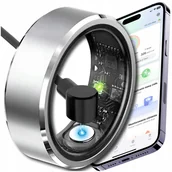 Smartringi - Smart ring inteligentry pierścionek tętno ciśnienie sen sport smartring - miniaturka - grafika 1