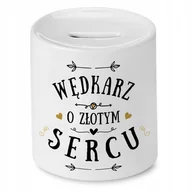 Skarbonki - Dla Wędkarza Skarbonka na Urodziny na Prezent z Nadrukiem ze Zdjęciem - miniaturka - grafika 1