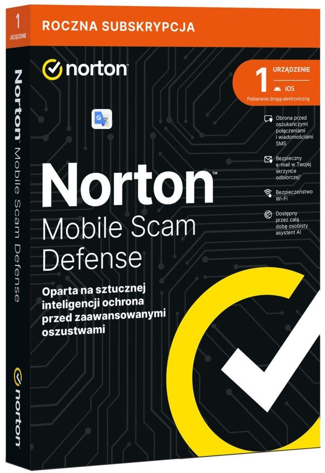 Symantec Norton na 1 urządzenie na 12 miesięcy 21488066