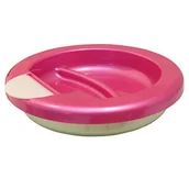 Miseczki i talerzyki dla dzieci - 4M Poupy Poupy, Talerzyk z przyssawką utrzymujący ciepło, , Zielony - miniaturka - grafika 1