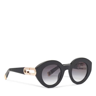 Okulary przeciwsłoneczne Furla WD00157 A.0116 CN O6000 Czarny - Okulary przeciwsłoneczne - miniaturka - grafika 1