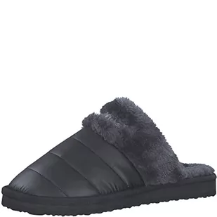 s.Oliver Damskie kapcie 5-5-27102-39, czarne, 40 EU - Kapcie damskie - miniaturka - grafika 1