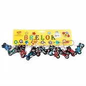 Breloki - Motocykl Motor Gumowy Brelok Zawieszka 12Szt - miniaturka - grafika 1