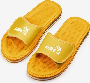 Kubota Klapki sportowe na rzep żółte Kubota 37 - Klapki i japonki damskie - miniaturka - grafika 1