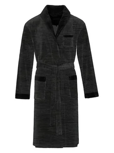 Vossen Szlafrok "Alberto" w kolorze czarnym - Szlafroki męskie - miniaturka - grafika 1