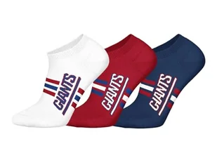 NFL Unisex Ny Giants 3pk skarpety sportowe (3 sztuki) - Kimona, stroje i obuwie - miniaturka - grafika 1