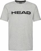 Koszulki sportowe męskie - HEAD CLUB IVAN T-Shirt M Grey Melange / Black 2020 - miniaturka - grafika 1