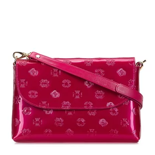 Damska listonoszka z metalicznej skóry lakierowanej mała - Torebki damskie - miniaturka - grafika 1