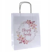 Akcesoria do pakowania - torba prezentowa z nadrukiem Chrzest Święty mała - miniaturka - grafika 1