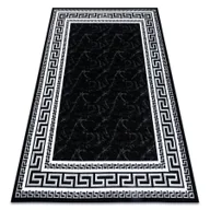 Dywany - Dywan GLOSS nowoczesny 2813 87 stylowy, ramka, grecki / szary czarny 160x220 cm - miniaturka - grafika 1