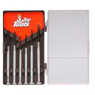 Top Tools Wkrętaki precyzyjne, zestaw 6 szt. TOP-39D193 - Śrubokręty - miniaturka - grafika 1