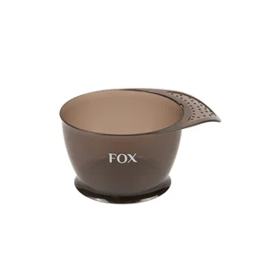 Fox Earth Colors, miseczka fryzjerska brązowa, 320ml, do farb - Pozostałe akcesoria fryzjerskie - miniaturka - grafika 1