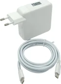 Zasilacze do laptopów - Zasilacz do laptopa Ultra Parts ZASILACZ ŁADOWARKA DO APPLE MacBook A1706 A1708 A1989 A2289 WTYK USB-C 61W ULTRA PARTS - miniaturka - grafika 1