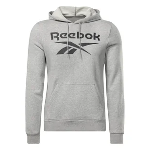 Męska Bluza REEBOK RI FT BIG LOGO OTH HOOD HZ8786 – Szary - Bluzy męskie - miniaturka - grafika 1