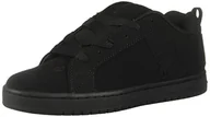 Koszulki męskie - DC Court Graffik Casual Low Top męskie buty typu sneaker, Czarny/czarny/czarny, 18 - miniaturka - grafika 1