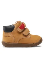 Buty dla chłopców - Geox Trzewiki B Macchia B. C B164NC 03285 C5046 Brązowy - miniaturka - grafika 1