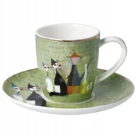 Filiżanki - Filiżanka espresso La Storia di Serafino 100ml Rosina Wachtmeister Goebel - miniaturka - grafika 1