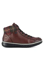 Botki damskie - Rieker Botki Z4243-36 Bordowy - miniaturka - grafika 1