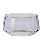 Wazony i flakony - Szara salaterka ryflowana 24cm - miniaturka - grafika 1