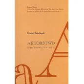 Książki o kulturze i sztuce - Aktorstwo Sześć pierwszych lekcji - miniaturka - grafika 1