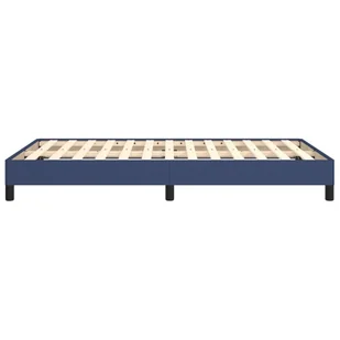 Rama łóżka, niebieska, 120x190 cm, tkanina Lumarko! - Łóżka - miniaturka - grafika 5