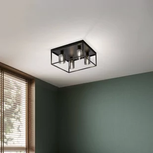 Lampa sufitowa Iska, 4-punktowa, 45x45cm - Lampy sufitowe - miniaturka - grafika 1