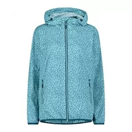 Kurtki damskie - CMP - damska kurtka przeciwdeszczowa ze stałym kapturem, Woda-Deep Lake, 54 - miniaturka - grafika 1