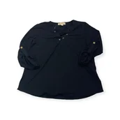 Bluzki damskie - Bluzka damska z długim rękawem Michael Kors L - miniaturka - grafika 1