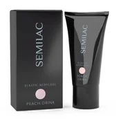 Żele do paznokci - Semilac Elastic Akrylożel Peach Drink - miniaturka - grafika 1