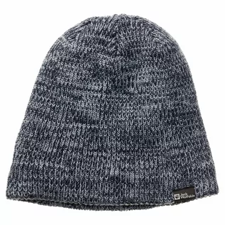 Czapki damskie - Czapka Zimowa Jack Wolfskin Feldberg Beanie Night Blue M - grafika 1