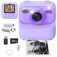 MINI DRUKARKA DRUKUŚ TERMICZNA APARAT HD NATYCHMIASTOWY DLA DZIECI 3 ROLEK