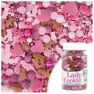 Posypka świąteczna cukrowa na tort święta pierniki ciastek gwiazdki 70g - Dodatki do ciast w proszku - miniaturka - grafika 1