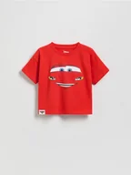 Bluzki dla niemowląt - Reserved - T-shirt Auta - czerwony - miniaturka - grafika 1