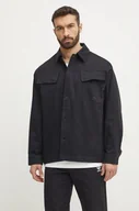 Koszule męskie - adidas Originals koszula bawełniana Essential męska kolor czarny relaxed z kołnierzykiem klasycznym JC9602 - miniaturka - grafika 1