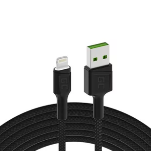 Green Cell Green Cell Ray USB Lightning 2m z białym podświetleniem LED KABGC12 - Kable USB - miniaturka - grafika 3