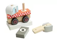 Zabawki zręcznościowe - Trefl, Zabawka drewniana, Fire truck, 61766 - miniaturka - grafika 1
