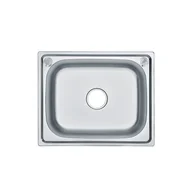 Zlewozmywaki - Leziter Mont kwadratowy jednokomorowy zlewozmywak ze stali nierdzewnej - miniaturka - grafika 1