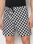 Spodenki męskie - Vans Szorty sportowe Range VN0A5FKD Biały Relaxed Fit - miniaturka - grafika 1