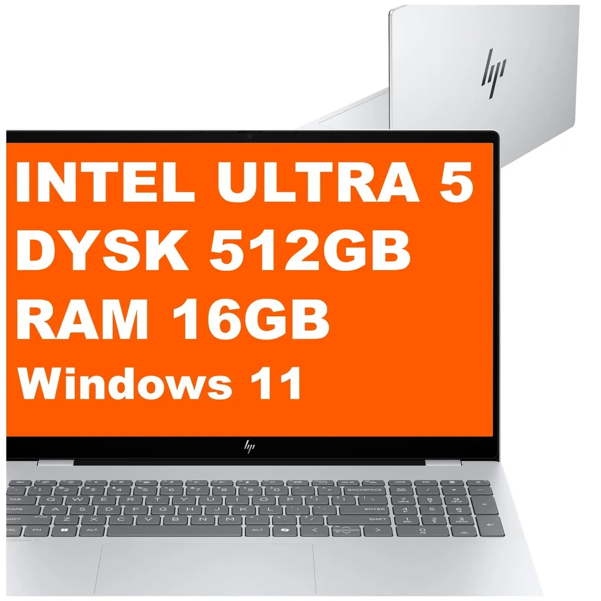 HP OmniBook 7 AI 16-ay0003na / BG3G9EA / Ultra 5 / 16GB/512GB / Intel Arc / 2k / Win 11 / Srebrny BG3G9EA_16GB_500SSD_W11