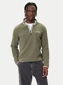 Bluzy męskie - Napapijri Polar T-Dergana NP0A88UZ Zielony Regular Fit - miniaturka - grafika 1